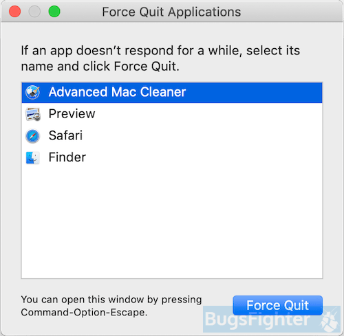 remove advanced mac cleaner icon